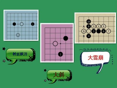 ​现代围棋三大难解定式03（村正妖刀，大雪崩和大斜）围棋怀旧版