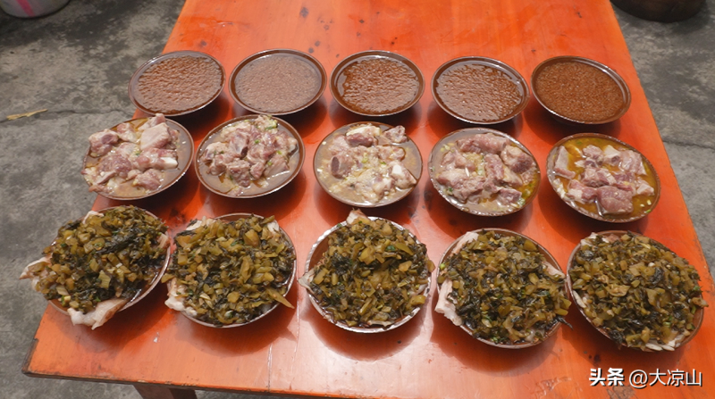 九大碗(越西九大碗习俗)