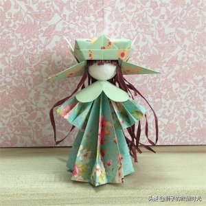 ​创意纸艺手工教程——「折纸」用纸折一顶乌纱帽