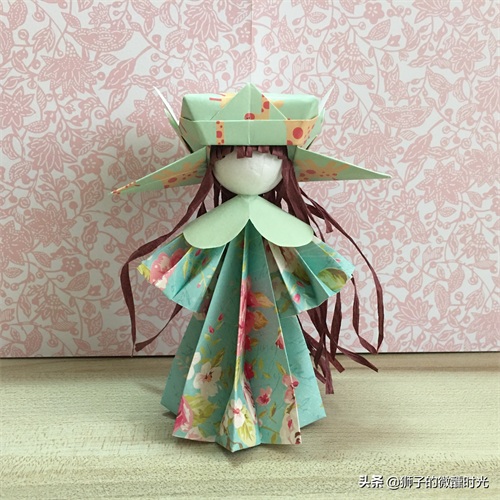 创意纸艺手工教程——「折纸」用纸折一顶乌纱帽