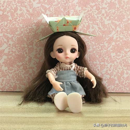 创意纸艺手工教程——「折纸」用纸折一顶乌纱帽