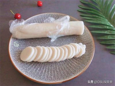 ​在家自制年糕片，做法简单，口感软糯筋道，比买的好吃